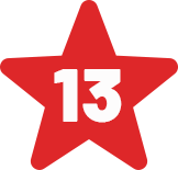 13 na estrela